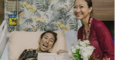 O casamento aconteceu enquanto Eugene enfrentava um câncer urotelial em estágio 4