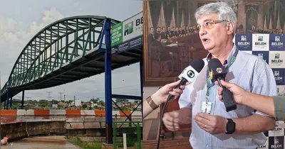 Passarela será removida para análise