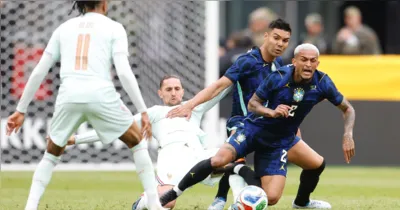 A Seleção Brasileira perdeu seu último amistoso para a França