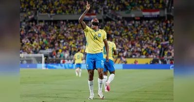 Igor Thiago, da Seleção Brasileira, em jogo contra a Croácia.