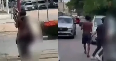 O caso ganhou repercussão após o vídeo do ataque circular nas redes sociais e mostrar a abordagem de um homem em situação de rua por um jovem que empunhava uma arma de choques.