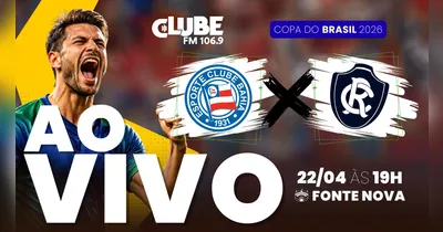 Revivendo rivalidade: Remo e Bahia se enfrentam pela Copa do Brasil.