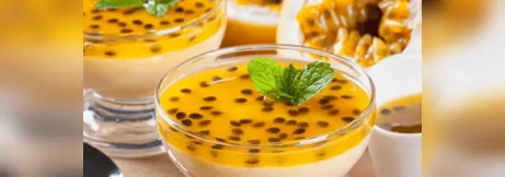 Imagem ilustrativa da imagem Mousse de maracujá: aprenda a fazer com apenas 3 ingredientes