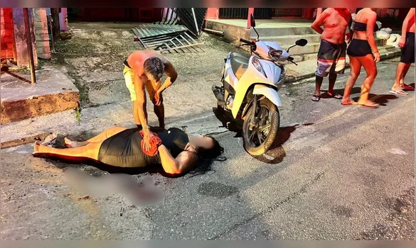 Imagem ilustrativa da imagem Mulher é atacada com garfo de churrasco durante briga no Beira Rio