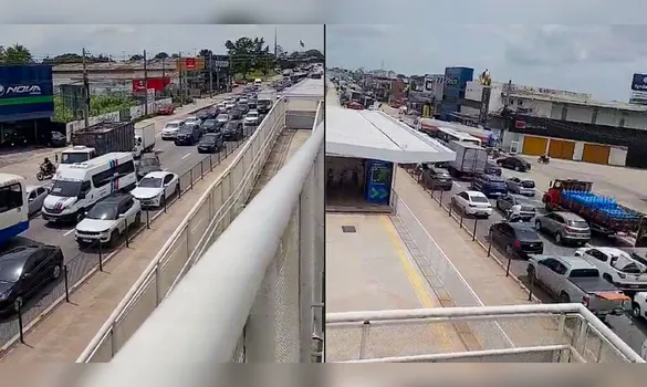 Imagem ilustrativa da imagem Trânsito intenso trava saída de Belém na antevéspera do Ano Novo