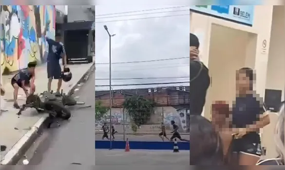 Imagem ilustrativa da imagem VÍDEO: Torcedores entram em confronto antes da Supercopa Grão-Pará