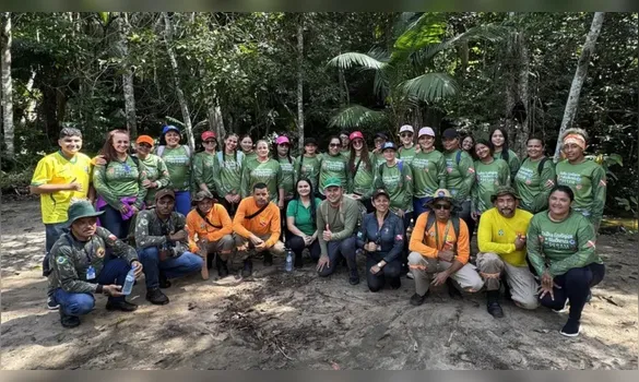 Imagem ilustrativa da imagem Trilha Ecológica leva profissionais de saúde à natureza