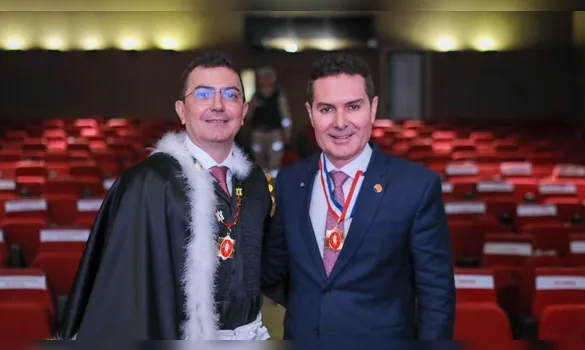 Imagem ilustrativa da imagem MP condecora ministro Jader Filho com Colar de Mérito Institucional