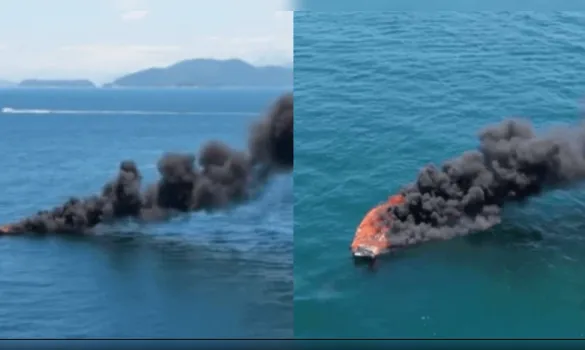 Imagem ilustrativa da imagem Explosão em lancha deixa cinco feridos em Angra dos Reis