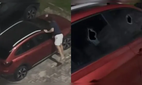 Imagem ilustrativa da imagem Confusão termina com carro danificado em condomínio de Ananindeua