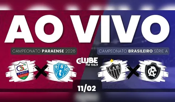 Imagem ilustrativa da imagem Tem jogo no DOL e na Clube: Ouça Atlético-MG x Remo e Cametá x Paysandu