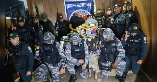 Imagem ilustrativa da notícia Base Fluvial Candiru apreende drogas e prende duas pessoas