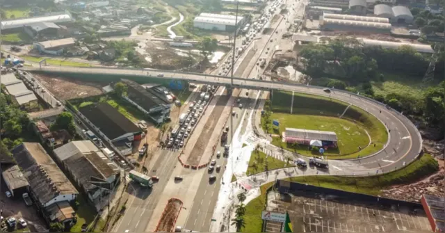 Imagem ilustrativa da notícia Volta do feriadão gera lentidão na BR-316 neste domingo, 4