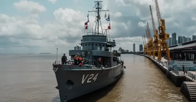 Imagem ilustrativa da notícia Marinha do Brasil abre a Corveta Solimões para visitação pública em Belém