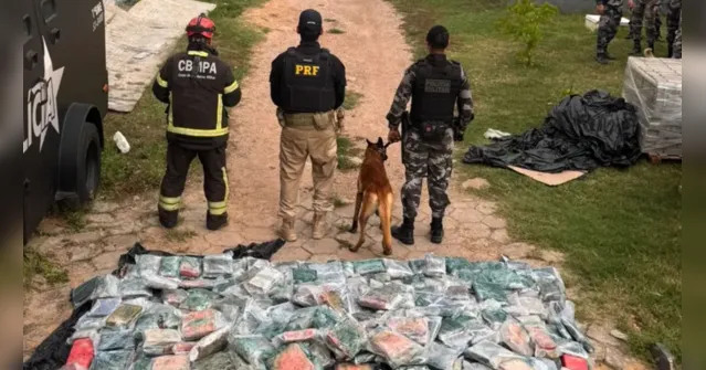 Imagem ilustrativa da notícia Marabá: polícia apreende 1 tonelada de drogas avaliada mais de R$ 10 milhões