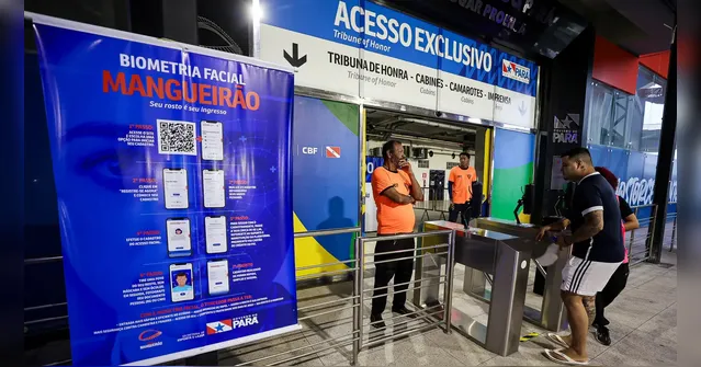 Imagem ilustrativa da notícia Re-Pa marca nova fase da biometria facial no Mangueirão. Veja como funciona