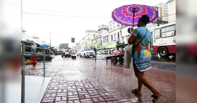 Imagem ilustrativa da notícia Chuva rápida e intensa: a previsão do tempo para domingo (15) em Belém