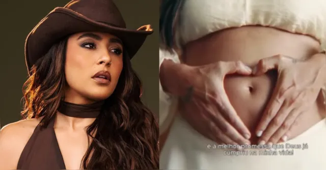 Imagem ilustrativa da notícia Cantora Lauana Prado anuncia gravidez após término com Tati Dias