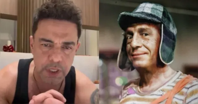 Imagem ilustrativa da notícia Internautas sugerem trocar Zezé Di Camargo por Chaves no SBT