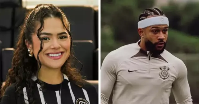 Imagem ilustrativa da notícia "Sabor" romance? Maisa e Memphis Depay fazem selfie dentro de quarto