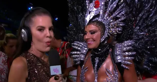 Imagem ilustrativa da notícia Viviane Araújo se incomoda com jornalista ao ser chamada de Consuelo 