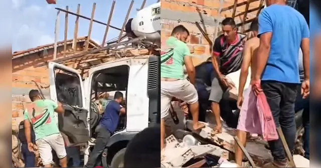 Imagem ilustrativa da notícia Tragédia no Pará: caminhão invade casa e mata mãe de 3 crianças