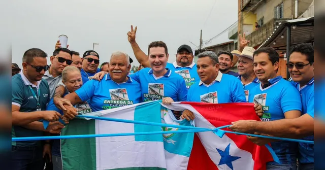 Imagem ilustrativa da notícia Ministério das Cidades inaugura passarela de concreto em Limoeiro do Ajuru