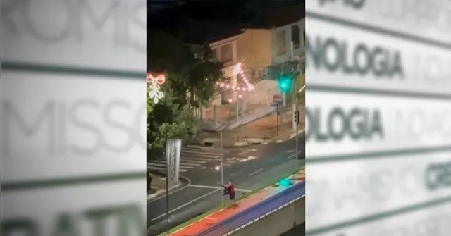 Imagem ilustrativa da notícia VÍDEO: homem furta cabo de energia no Parque Linear da Nova Tamandaré