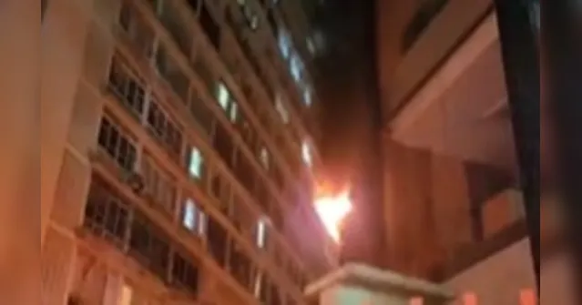 Imagem ilustrativa da notícia Vídeo: Incêndio atinge prédio residencial no bairro de Nazaré, em Belém