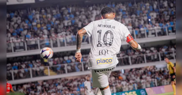 Imagem ilustrativa da notícia Santos goleia Velo Clube na volta de Neymar e se classifica no Paulistão