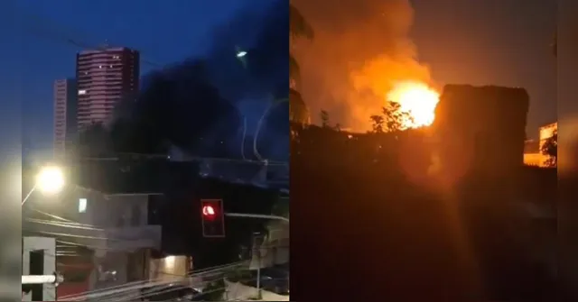 Imagem ilustrativa da notícia Incêndio atinge quatro casas no bairro da Pedreira e assusta população