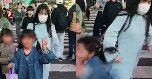 Imagem ilustrativa da notícia Vídeo: mulher dá cotovelada em criança e gera indignação nas redes