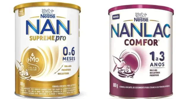 Imagem ilustrativa da notícia Anvisa proíbe fórmulas infantis da Nestlé por risco de contaminação