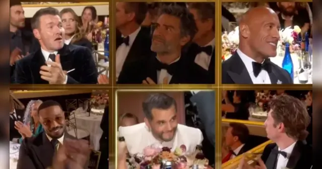 Imagem ilustrativa da notícia VÍDEO: como os rivais de Wagner Moura reagiram no Globo de Ouro