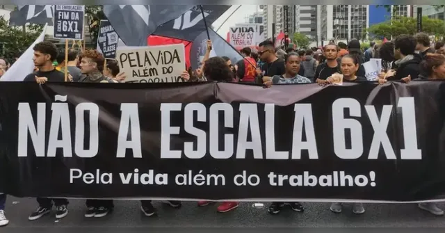 Imagem ilustrativa da notícia Hugo Motta diz que fim da escala 6x1 será pautado em 2026