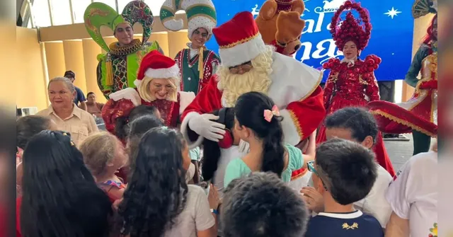 Imagem ilustrativa da notícia Usinas da Paz do Icuí e Cabanagem realizam ação de Natal para crianças