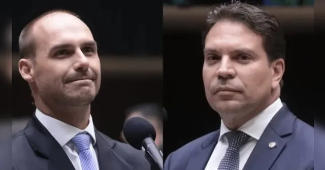 Imagem ilustrativa da notícia Câmara cassa mandatos de Eduardo Bolsonaro e Alexandre Ramagem