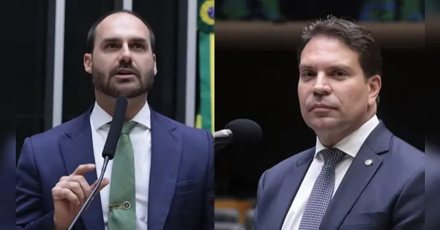 Imagem ilustrativa da notícia Câmara cancela passaportes de Eduardo Bolsonaro e Ramagem