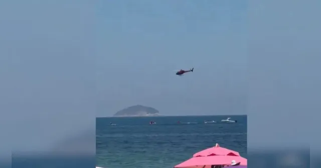 Imagem ilustrativa da notícia Monomotor cai em Copacabana; um corpo é encontrado