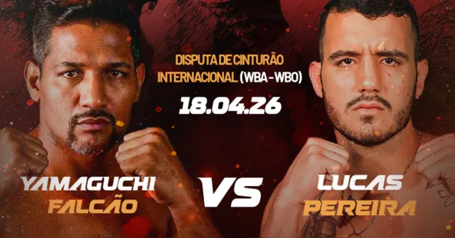 Imagem ilustrativa da notícia Paraense Lucas Pereira e Yamaguchi Falcão disputam cinturão internacional 