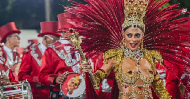 Imagem ilustrativa da notícia Juliana Paes deixa posto de rainha de bateria da Viradouro; entenda o motivo