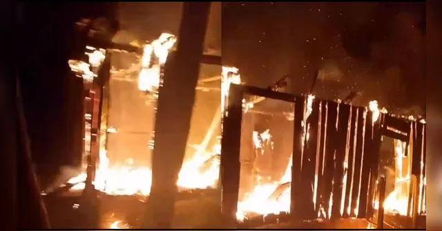 Imagem ilustrativa da notícia Homem agride companheira e ateia fogo em casa no Pará