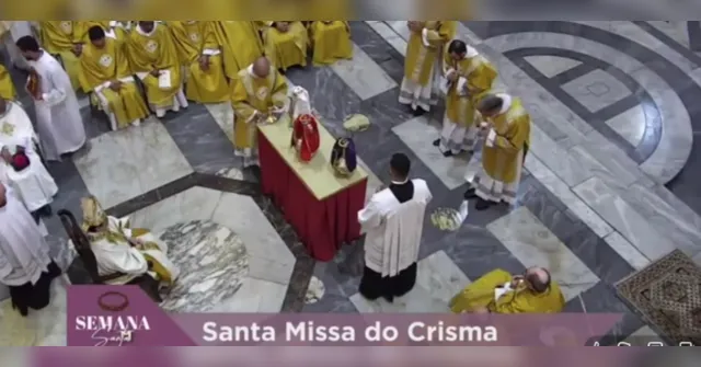 Imagem ilustrativa da notícia Arcebispo Dom Júlio Akamine abençoa Santos Oléos em Belém