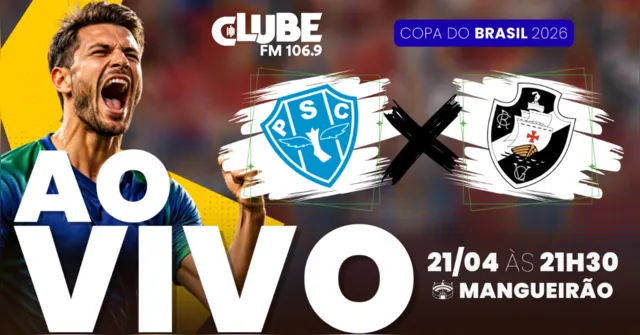 Imagem ilustrativa da notícia Tem Jogo no DOL: segundo tempo de Paysandu 0 x 2 Vasco