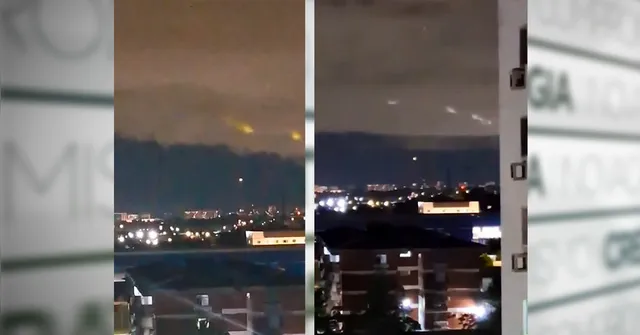 Imagem ilustrativa da notícia Luzes misteriosas no céu de Belém intrigam moradores; veja! 