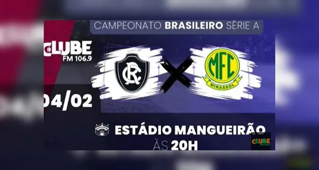 Imagem ilustrativa da imagem Tem Jogo no DOL e na Clube: Remo e Mirassol no Mangueirão&nbsp;