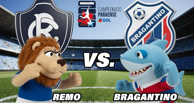 Imagem ilustrativa da imagem Primeiro tempo: Remo 0 x 1 Bragantino
