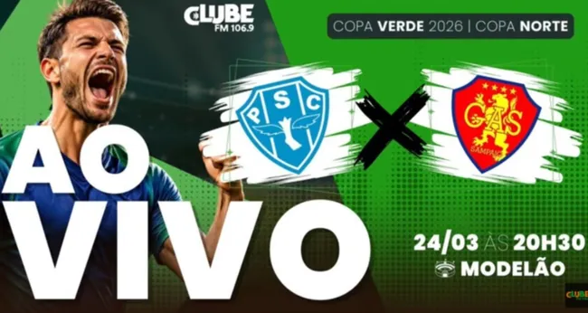 Imagem ilustrativa da imagem Tem jogo no DOL e na Clube: ouça Paysandu e GAS-RR