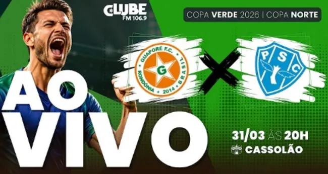 Imagem ilustrativa da imagem Tem jogo no DOL e na Clube: ouça Guaporé-RO e Paysandu