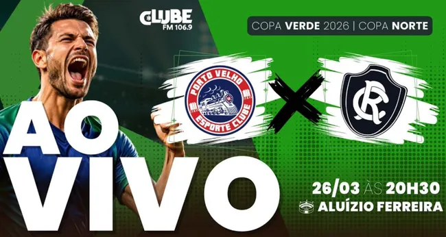 Imagem ilustrativa da imagem Tem Jogo no DOL na Clube: ouça Porto Velho x Remo